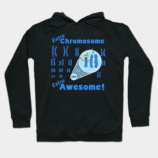 What does that extra 21st Chromosome do? It makes people with Down Syndrome Extra Awesome! Hoodie